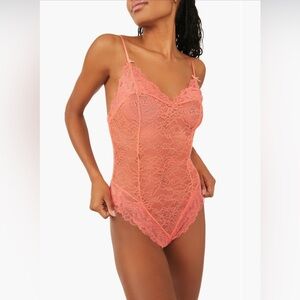 NWT Free People sleep lace intimate lingerie bodysuit XS